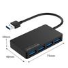 Высокоскоростной концентратор USB 3.0, мульти-разветвитель USB, 4-портовый адаптер для нескольких расширителей, компьютерные аксессуары для