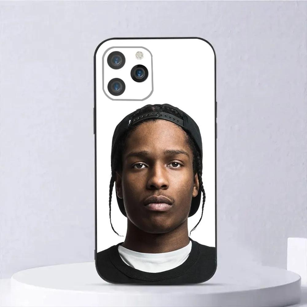 Популярный рэпер ASAP Rocky Чехол для телефона для iPhone 16 15 14 13 12 11 Pro Max Mini X XS XR SE 7 8 Plus Ударопрочный Мягкий чехол Fundas