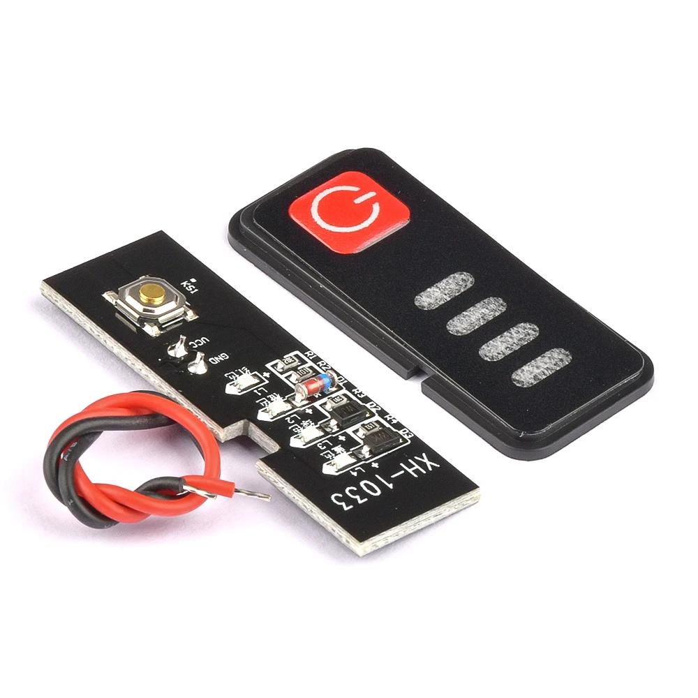 1S 18V 11V Battery Capacity Indicator Module with Power LED Display and Battery Shell Battery Level Indicator Tester