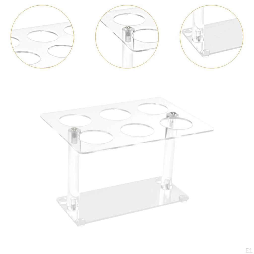 Ice Cream Holder Dessert Stand Clear Display for Popcorn Cone Acrylic Holders
