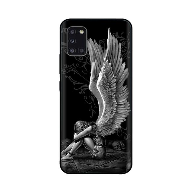 Чехол для Samsung Galaxy A31 Sm-A315f, силиконовый чехол с изображением цветка и животного для Samsung A31 A315, противоударный чехол-бампер для телефона, чехол