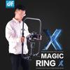DF DIGITALFOTO MAGIC RING X Профессиональный кольцевой стабилизатор с двумя ручками, ручной стабилизатор, фотоаксессуар, несущий нагрузку