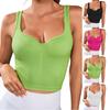 Women's Low Neck Sports Vest Fitness Top Sleeveless Yoga Suit Top Sleeveless Yoga Suit Top