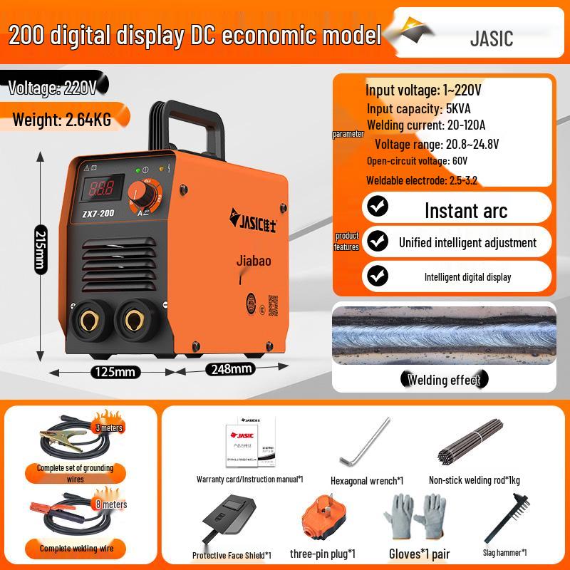 JiaShi 220V Портативный Мини-сварочный аппарат - Сварочный аппарат промышленного класса для домашнего использования