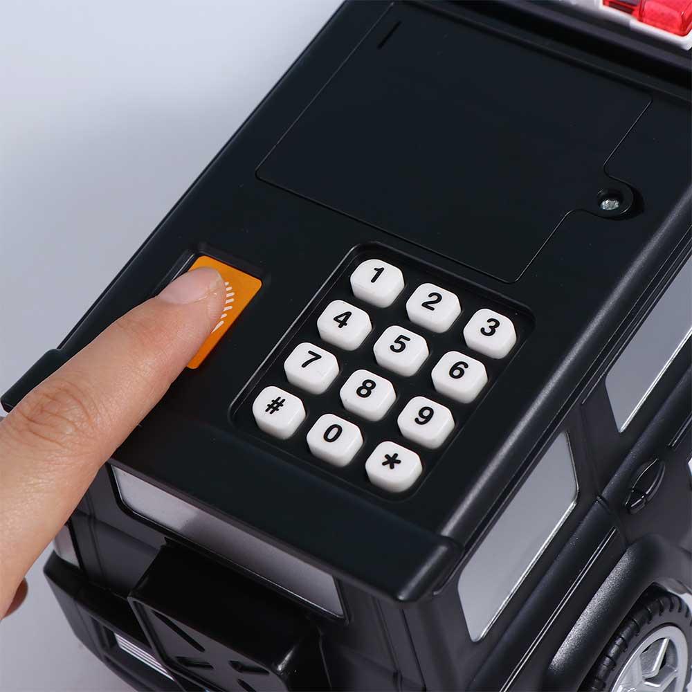 Cash Coin Can Save Money Password Atm Swat Car Model Money Saving Box Cash Box Car Model Piggy Bank