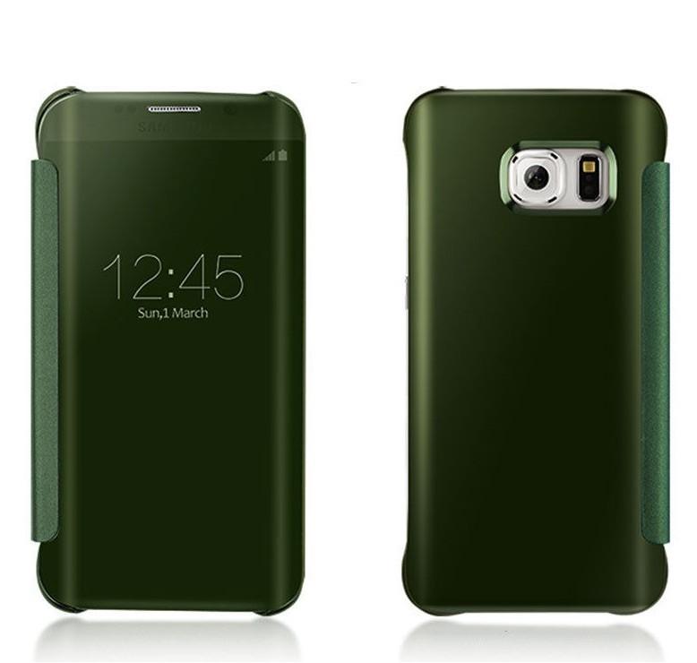 Зеркальная 3D вертикальная подставка, чехол-книжка для телефона Samsung S8/s8 Plus