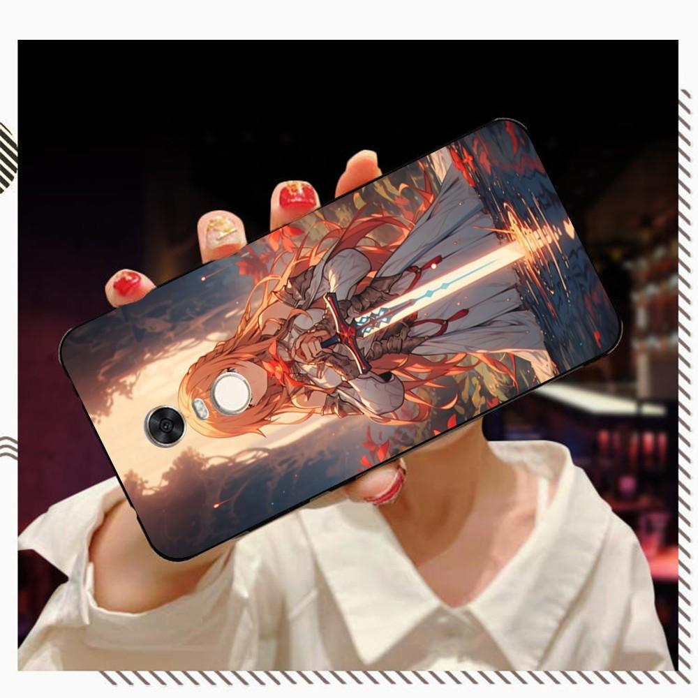 Sword Art Online Phone Case For Redmi 5 6 7 8 9 10 Plus Pro 6 7 8 9 A GO K20 K30 K40 Pro Plus F3 Fundas