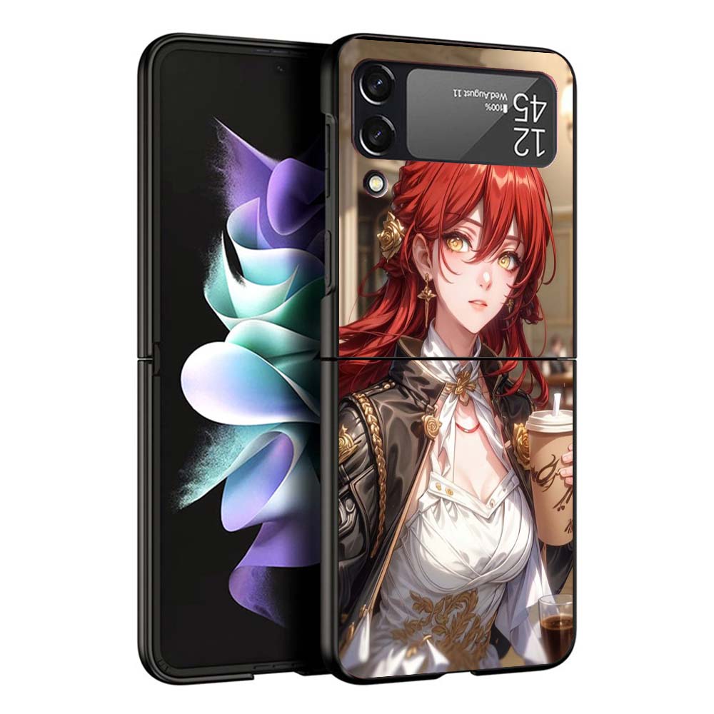 Чехол для телефона Honkai Star Rail Himeko для Samsung Galaxy Z Flip7 Flip6 5G Flip5 Flip4 Flip3 ZFlip 7 6 3 4 5 Ударопрочная задняя крышка G
