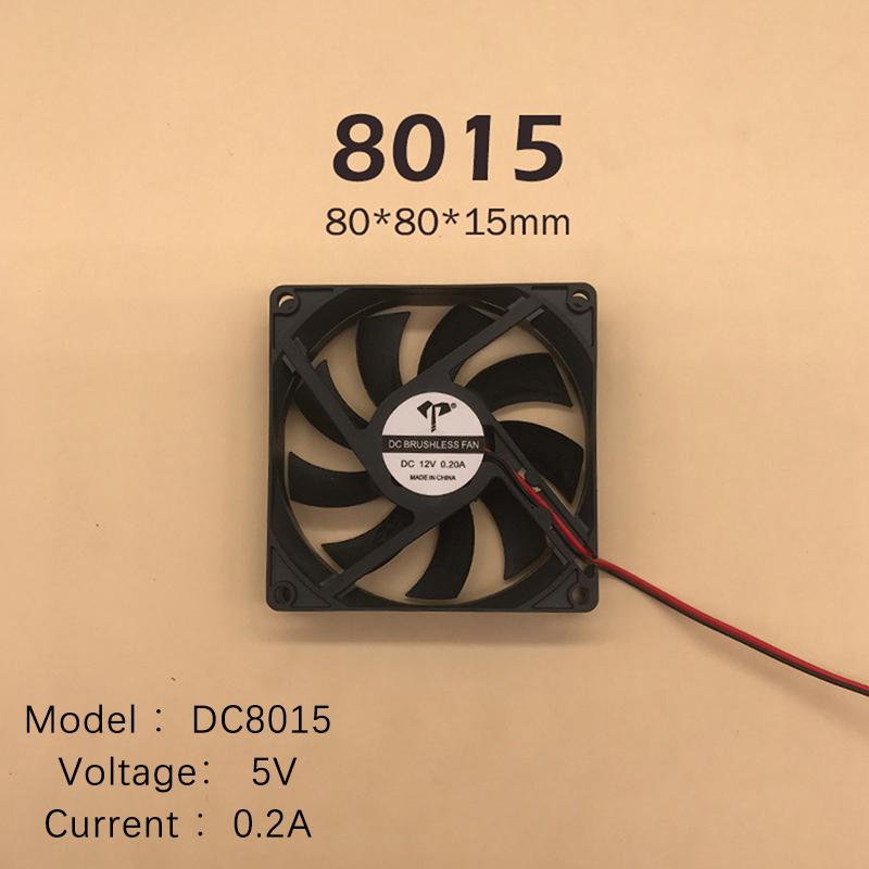 Бесщеточный вентилятор постоянного тока, корпус компьютера, охлаждающий вентилятор 5 В, 12 В, 24 В, подшипник процессора, крутые две линии
