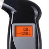 Черный портативный чувствительный высокоточный алкотестер с выдувом воздуха с 5