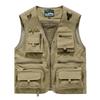 Men's Multi-Pocket Mesh Vest with Custom Logo & Embroidery for Fishing & Photography