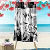 Lady Gaga Vibe Print Beach Towel, Large Soft Quick Dry Towel for Beach Camping Swimming