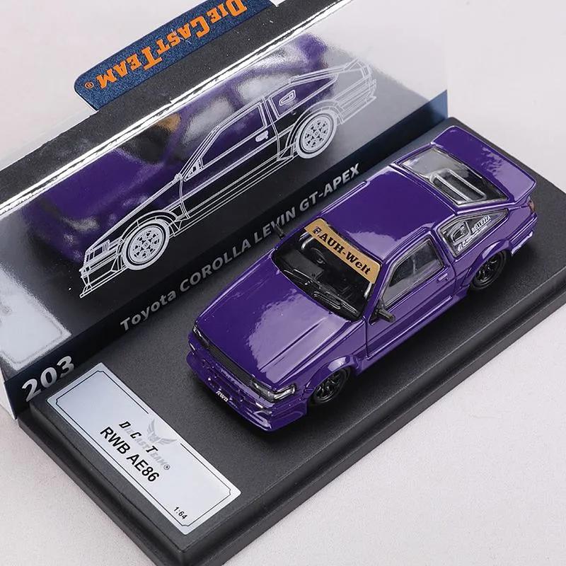 DCT 1:64 Toyota AE86 Ширококузовная Модифицированная Версия Коллекция Моделей Автомобилей Высококачественная Симуляционная Литая Под Давлением Модель Автомобиля из Сплава