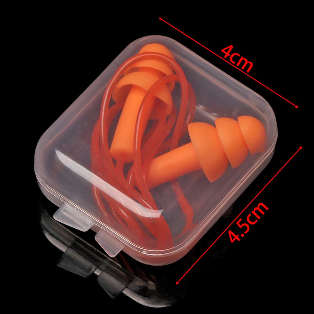 Цветные мягкие силиконовые шнурки, беруши с шумоподавлением, защита ушей для плавания, защита слуха