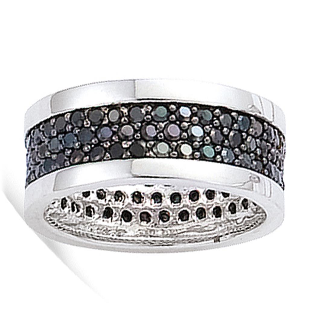Silver Alliance 'Romy' Black Silver (rhodium) - 8 Mm