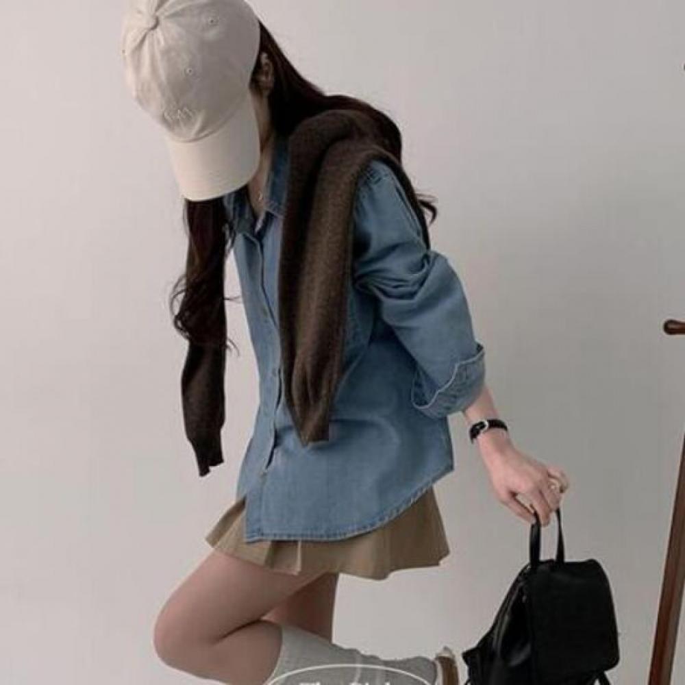 The Pink Men S overSized Denim Shirt