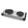 Tristar | Free standing table hob | KP-6248 | Number of burners/cooking zones 2 | Stainless Steel/Black | Electric