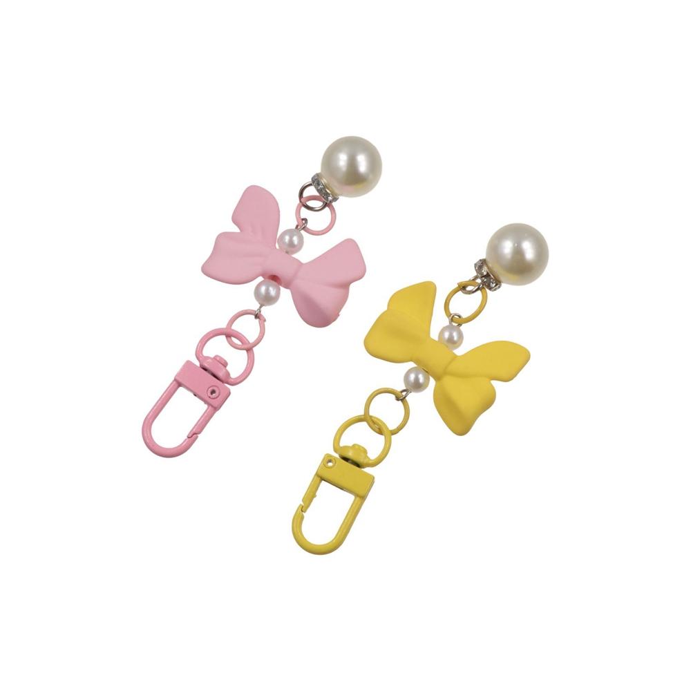 Брелок с подвеской в ​​виде банта, брелок с имитацией банта, брелок ярких цветов, кулон с бантом и узлом, подарки для девочек