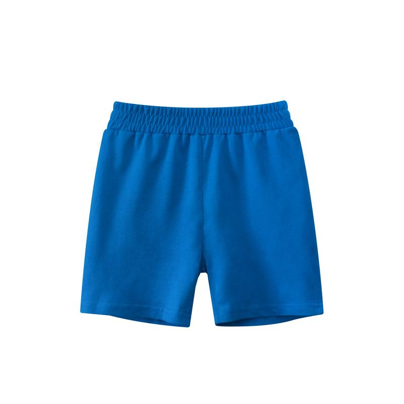 Children's Pull On Solid Color Shorts For Boys