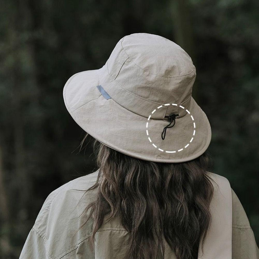 Японская шляпа от солнца с широкими полями, защита от УФ-лучей, быстросохнущая панама, шляпа рыбака на шнурке, рыбалка