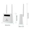 4G LTE WiFi Роутер 2 Антенны 150 Мбит/с Беспроводной WiFi Модем Роутер Порты RJ11 RJ45 со Слот для SIM-карты Домашняя Точка Доступа для Дома/Офиса