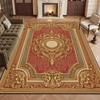 European Style Retro Living Room Carpet Baroque Decoration Home Sofa Area Washable Antiskid Rug Bedroom Bedside Luxury Foot Mat