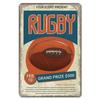 Sports Ball Game Posters Vintage Metal Tin Signs Decor Plaque Billard Bowling Rugby Football Home Wall Decor Room Decoration