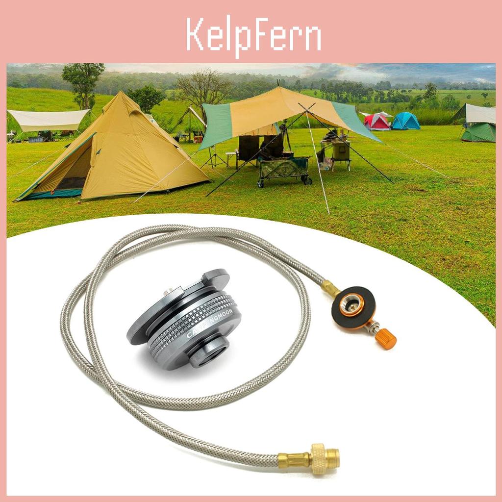 Outdoor Canister Camping Fuel Adaptor Camping Hiking Stove Butane Gas Adapter Convert Connector With Extension Tube Set
