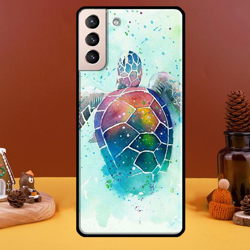 Чехол для телефона с милыми черепашками для Samsung Galaxy S21 S22 Ultra Note 20 S8 S9 S10 Note 10 Plus S20 FE Fundas