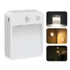LED Indoor Wall Lamp PIR Motion Sensor Light Battery Power With Magnetic Wireless Night Light Kitchen Cabinet Stairs Step Light
