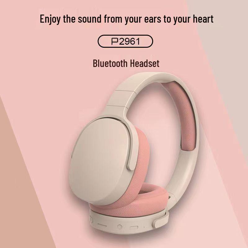 Беспроводные полноразмерные Bluetooth-наушники P2961 с Type-C и сверхдолгим временем работы от аккумулятора