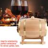 3L Vintage Wood Oak Timber Wine Barrel Dispenser for Whiskey Bourbon Tequila