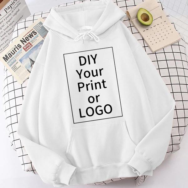 Модные мужские и женские пуловеры с индивидуальной печатью, сделай сам фото, логотип, текст, спортивные футболки, персонализируйте свою одежду