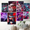 1pc  H-Hazbin Cartoon Hotel Poster Paper Print Home Bedroom Entrance Bar Cafe Art Painting Decoration
