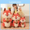 Plush Cartoon Squirrel Toy Cute Stuffed Animal Dolls Decorations Kids Gifts