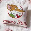 Geronimo Stilton Cushion Cover Premium Comfort Reversible Pillow Cove -Two in One Design for Any Room & Car Interior