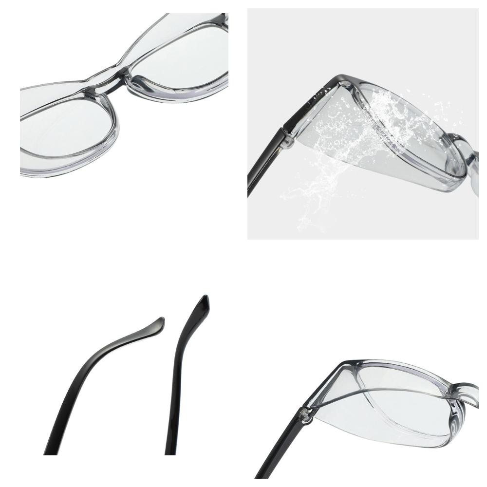 Новые очки Противотуманные очки Защитные солнцезащитные очки Блокировка синего света Защита от пыли Защита от ультрафиолета Очки женские очки