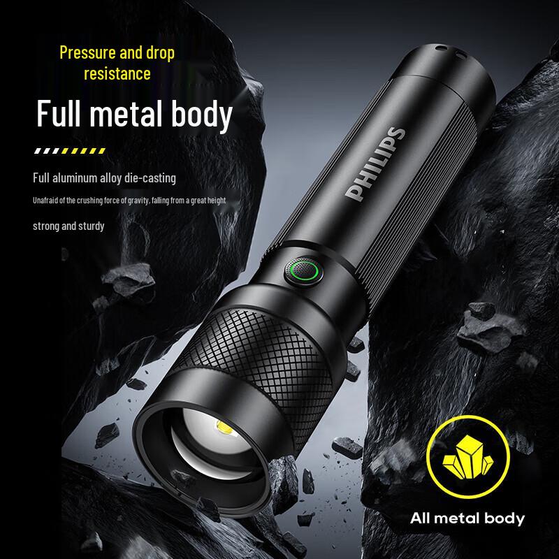 Philips SFL2247 High-Power Rechargeable LED Flashlight