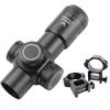 T-EAGLE 3x28IR Fixed Magnification Short Rifle Scope with Sight and 20mm High Mount Ring (Black)