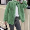 Fleece Jacket Women's New Winter Fleece Autumn and Winter Fleece Short Cardigan Thermal Sweater
