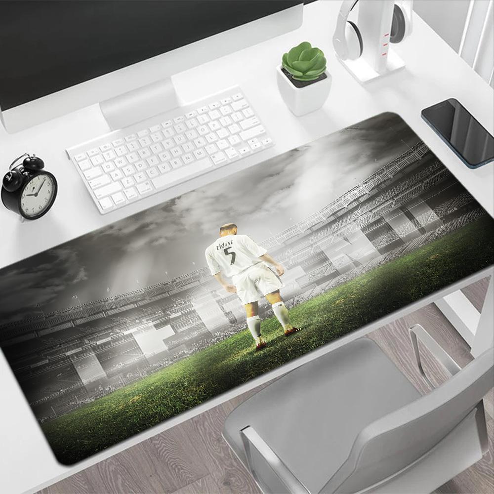 Zinedine Zidane's Retirement Large Mouse Pad Gamer Mousepad HD Print Desk Pad Non-Slip Rubber Bottom Perfect for Office Desktop Supplies School Home