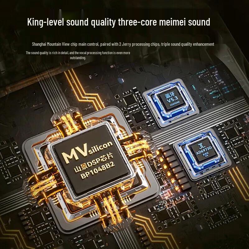 Soaiy SG12 KTV и гитара Все-в-одном звуковая карта динамик