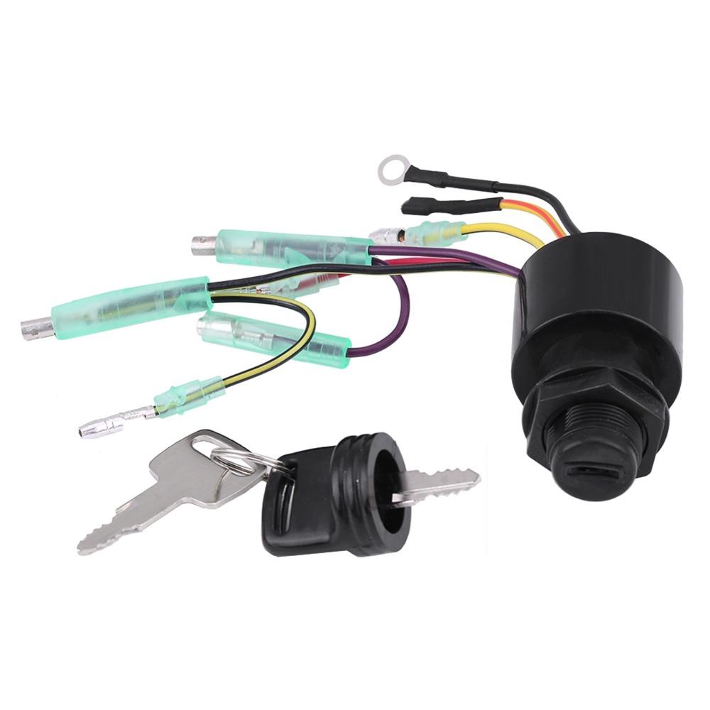 87-17009A5 Ignition Key Switch Keyed Boat Key Switch Durable Boat Ignition Switch Boat Control