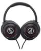 Audio-technica SOLID BASS Portable Headphones Heavy Bass Black Red ATH-WS770 BRD