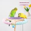 Игрушка для попугая Вращающаяся подставка-ветряная мельница для волнистых попугайчиков и неразлучников