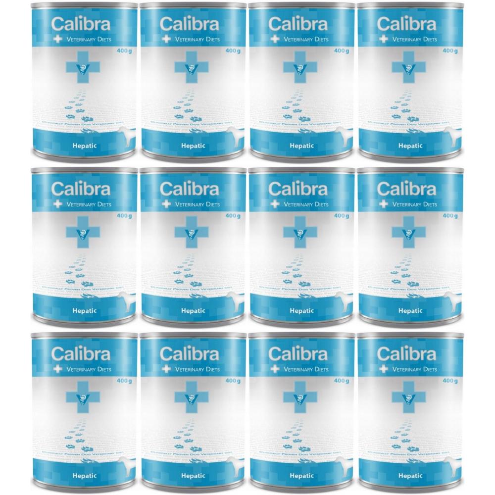 Calibra Veterinary Diet Dog Hepatic wet dog food 12x400g