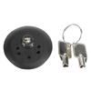 Locking Fuel Door Gas Cap BU5Z 9C268 B Strong Sealing Fuel Tank Locking Gas Cap with 2 Keys for Vehicle