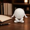 3D Printed Articulated Earth Figurine, Flexible Poseable Earth Buddy Statue, Cute Fidget Ornament, Matte Smooth Decor for Home Office Desk Car,