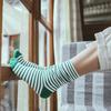 Gifts Winter Warm Ankle Cotton Striped Socks Knit Elastic Hosiery