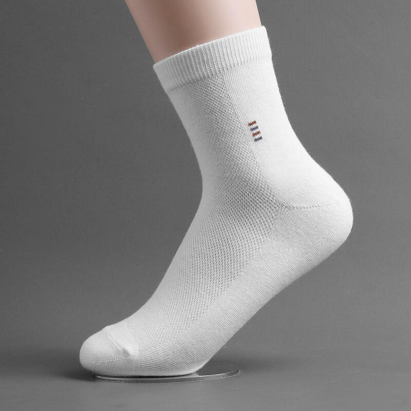 Windup Men's Mid-Calf Socks (6 Pack) (White)